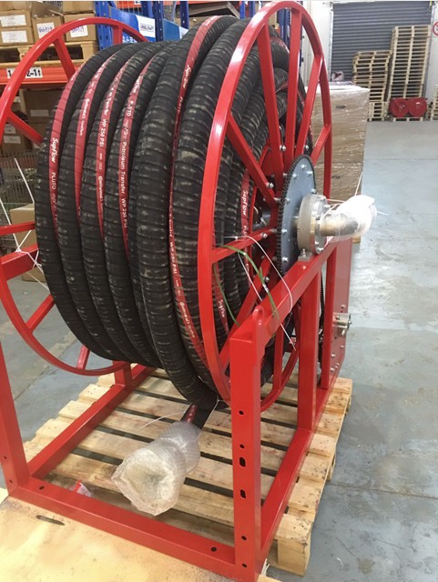 銳技制造無(wú)人大型消防卷盤系統(tǒng)